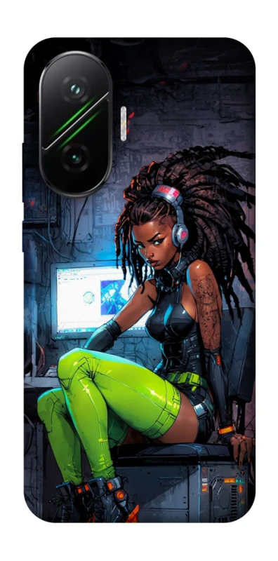 Чохол на Xiaomi Poco F7 Cyber girl фото 1 з 1