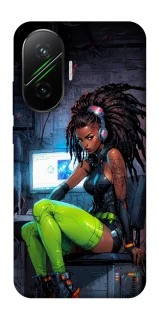 Чохол на Xiaomi Poco F7 Cyber girl фото 1 з 1