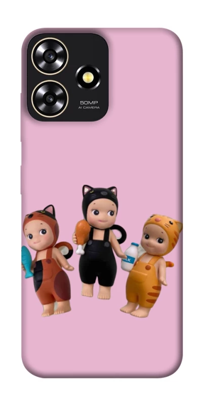 Чохол на ZTE Blade A73 4G Cat Cafe Trio фото 1 з 1