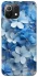 Чехол на Xiaomi Mi 11 Lite Синие цветы фото 1 из 1