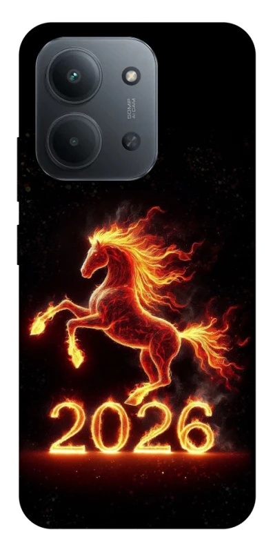 Чохол на Xiaomi Redmi 15C (EU) Red Fire Horse ver.1 фото 1 з 1