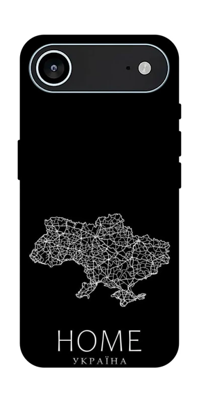 Чохол на Apple iPhone 17 Air (6.5") Ukraine black map фото 1 з 1