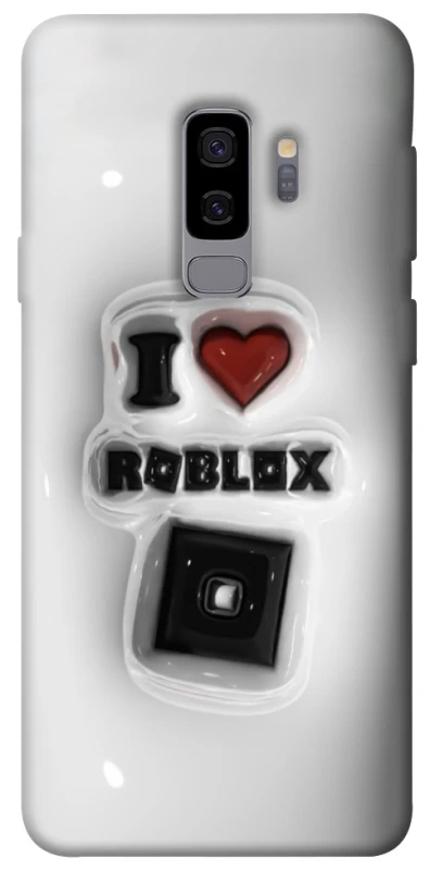 Чохол на Samsung Galaxy S9+ I love Roblox фото 1 з 1