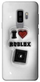 Чохол на Samsung Galaxy S9+ I love Roblox фото 1 з 1