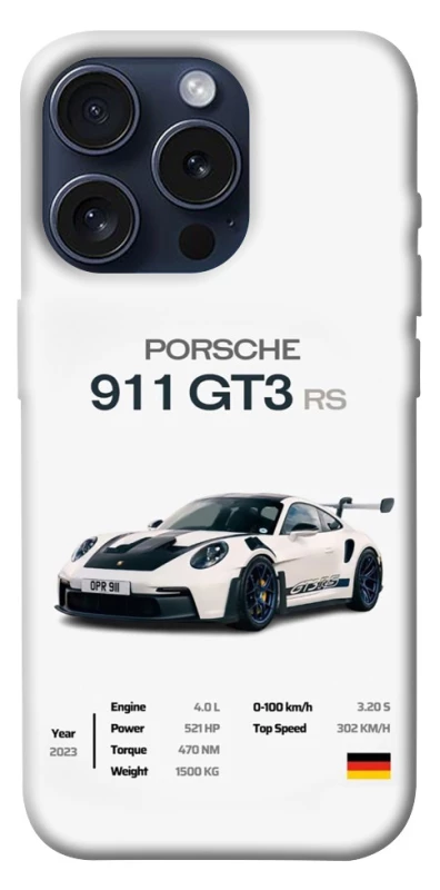 Чехол на Apple iPhone 15 Pro (6.1") Porsche 911 GT3 фото 1 из 1