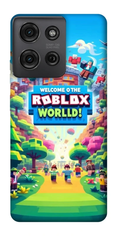 Чохол на Motorola Moto G75 Roblox World фото 1 з 1