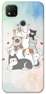 Чохол на Xiaomi Redmi 9C Funny Pets ver.2 фото 1 з 1