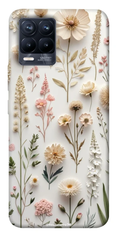 Чохол на Realme 8 Floral design ver.1 фото 1 з 1