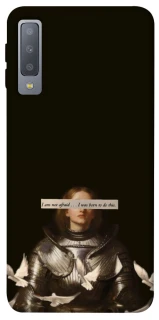 Чехол на Samsung A750 Galaxy A7 (2018) Not afraid фото 1 из 1