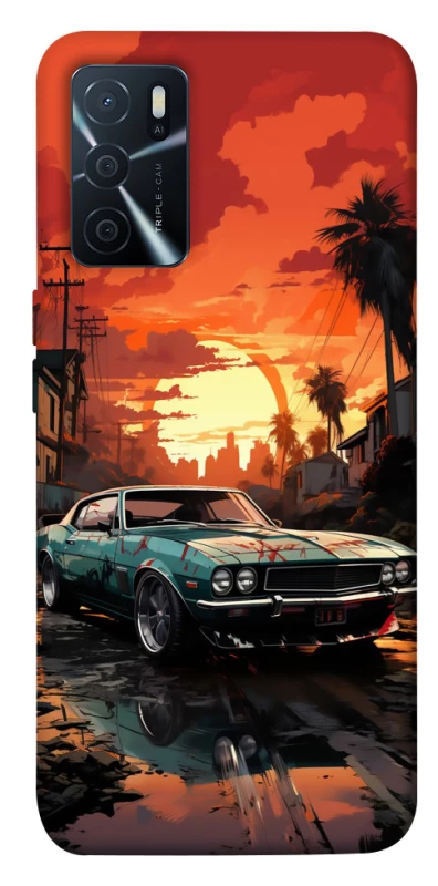 Чохол на Oppo A16s / A16 Car at sunset фото 1 з 1