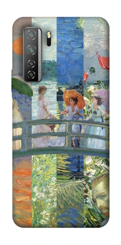 Чехол на Huawei Nova 7 SE Art collage ver.6 фото 1 из 1