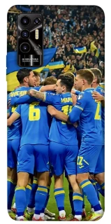 Чехол на TECNO Pova 2 (LE7n) Сборная Украины v3 фото 1 из 1