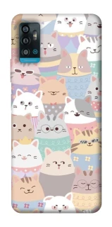 Чохол на ZTE Blade A71 Funny Kittens ver.2 фото 1 з 1