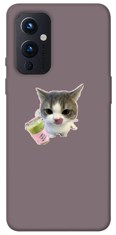 Чехол на OnePlus 9 cat matcha фото 1 из 1
