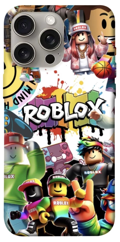 Чохол на Apple iPhone 15 Pro Max (6.7") Roblox Characters Collage фото 1 з 1