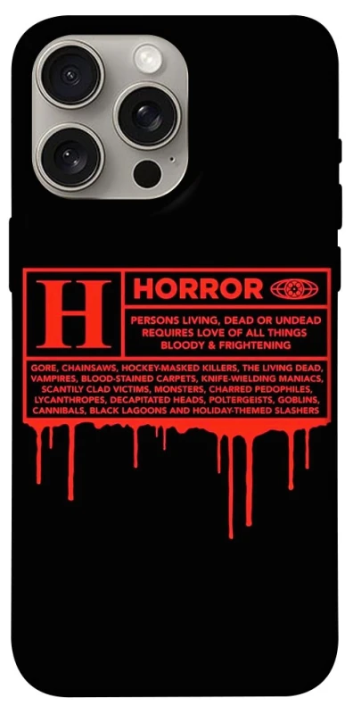 Чохол на Apple iPhone 15 Pro Max (6.7") Horror Halloween фото 1 з 1