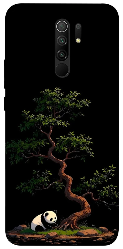 Чохол на Xiaomi Redmi 9 Panda and tree фото 1 з 1