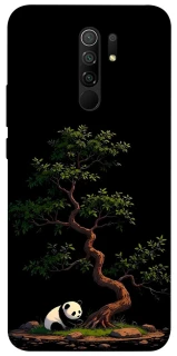 Чохол на Xiaomi Redmi 9 Panda and tree фото 1 з 1