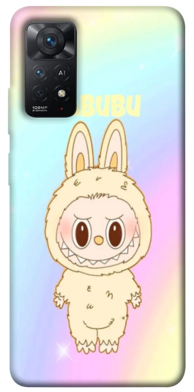 Чохол на Xiaomi Redmi Note 12 Pro 4G Fluffy Rainbow Labubu фото 1 з 1