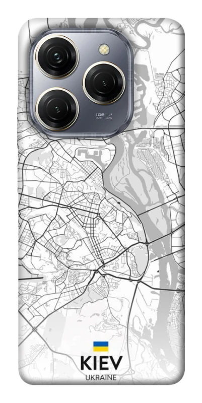 Чохол на TECNO Spark 20 Pro Kiev white map фото 1 з 1
