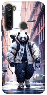 Чохол на Xiaomi Redmi Note 8T Панда кур'єр фото 1 з 1