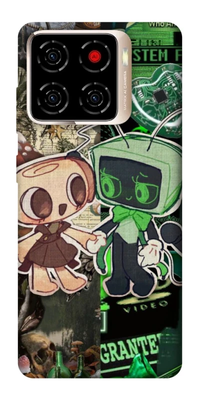 Чехол на ZTE Blade A56 Dandy World Shelly Art фото 1 из 1