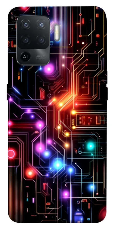 Чехол на Oppo Reno 5 Lite CyberPhone v7 фото 1 из 1