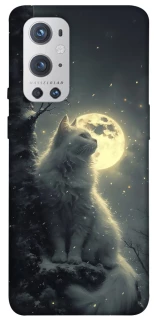 Чохол на OnePlus 9 Pro Кіт під місяцем фото 1 з 1