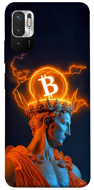 Чехол на Xiaomi Redmi Note 10 5G Bitcoin God фото 1 из 1
