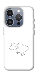 Чохол на Apple iPhone 16 Pro Ukraine map фото 1 з 1