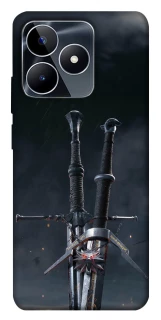 Чехол на Realme C53 Мечи Ведьмака фото 1 из 1