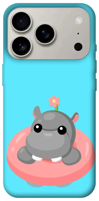 Чехол на Apple iPhone 17 Pro (6.3") Adopt Me Hippo Floatie фото 1 из 1