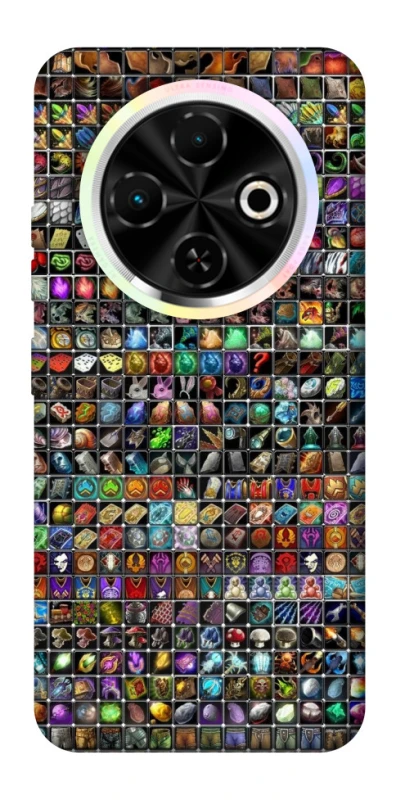 Чехол на TECNO Spark 30C Inventory menu ver.1 фото 1 из 1