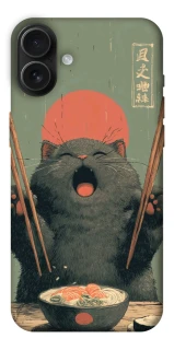 Чохол на Apple iPhone 16 Plus Hungry Cat фото 1 з 1