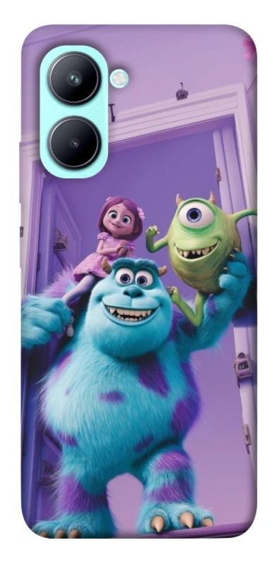 Чохол на Realme C33 Monsters friends фото 1 з 1