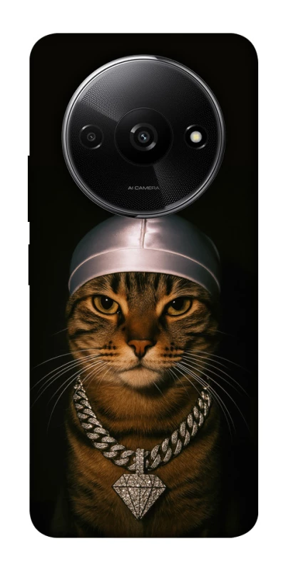 Чехол на Xiaomi Redmi A3 Cat in Bling фото 1 из 1