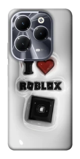 Чохол на Infinix Hot 40 Pro I love Roblox фото 1 з 1