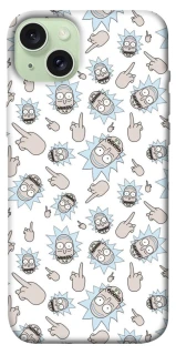 Чохол на Apple iPhone 15 Plus (6.7") Rick and Morty style фото 1 з 1