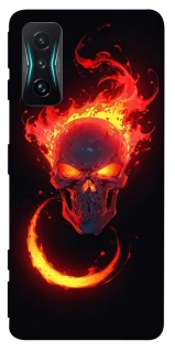 Чохол на Xiaomi Redmi K50 Gaming Blood Skull фото 1 з 1
