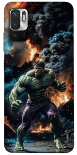 Чехол на Xiaomi Redmi Note 10 5G Hulk v2 фото 1 из 1