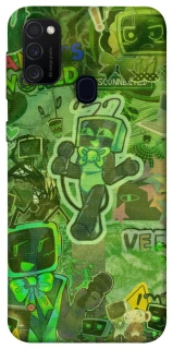 Чохол на Samsung Galaxy M30s / M21 Dandysworld tv green theme фото 1 з 1
