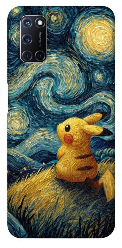 Чохол на Oppo A52 / A72 / A92 Pikachu and Van Gogh фото 1 з 1