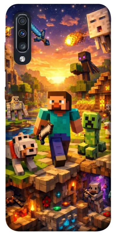 Чохол на Samsung Galaxy A70 (A705F) Minecraft v6 фото 1 з 1