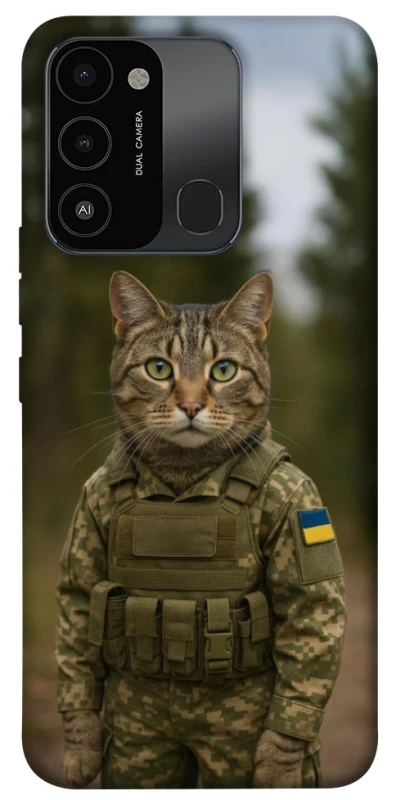 Чохол на TECNO Spark 8C Кіт захисник фото 1 з 1