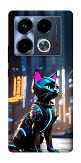 Чохол на Infinix Note 40 4G Cyber cat фото 1 з 1