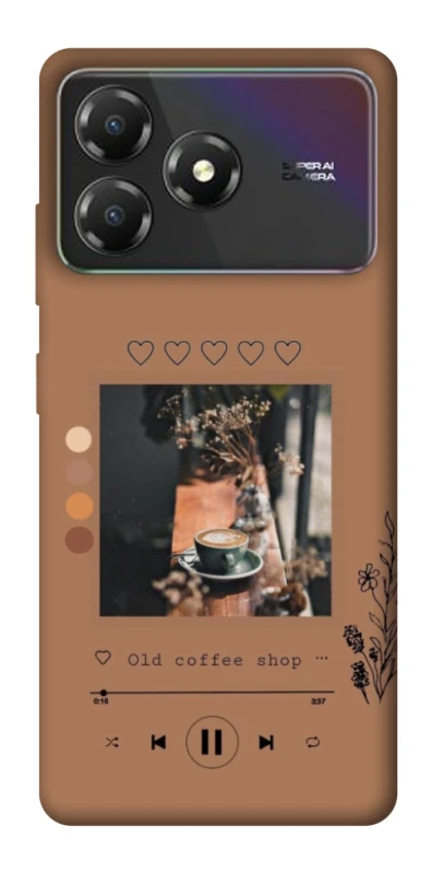 Чохол на ZTE Blade A36 Coffee player фото 1 з 1