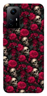 Чохол на Xiaomi Redmi Note 12S Черепа та рози фото 1 з 1