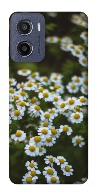 Чехол на Motorola Moto E15 Ромашки v13 фото 1 из 1