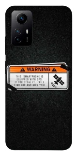 Чохол на Xiaomi Redmi Note 12S Warning фото 1 з 1