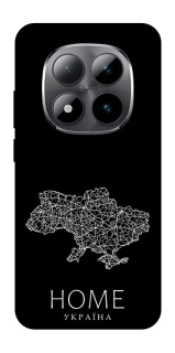 Чохол на Xiaomi Redmi Note 15 Pro 5G Ukraine black map фото 1 з 1
